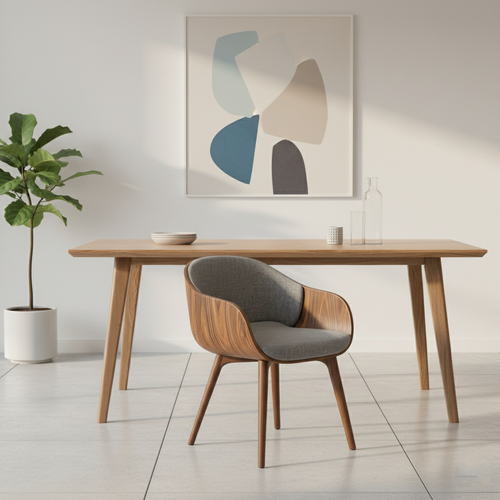 Compact Round Coffee Table
