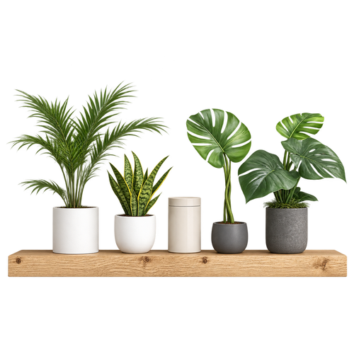 Rustic Floating Wood Shelf