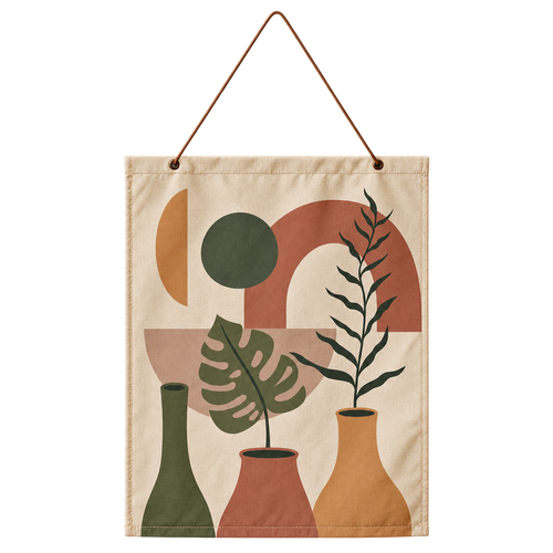Botanical Vase Wall Hanging