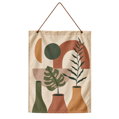 Botanical Vase Wall Hanging