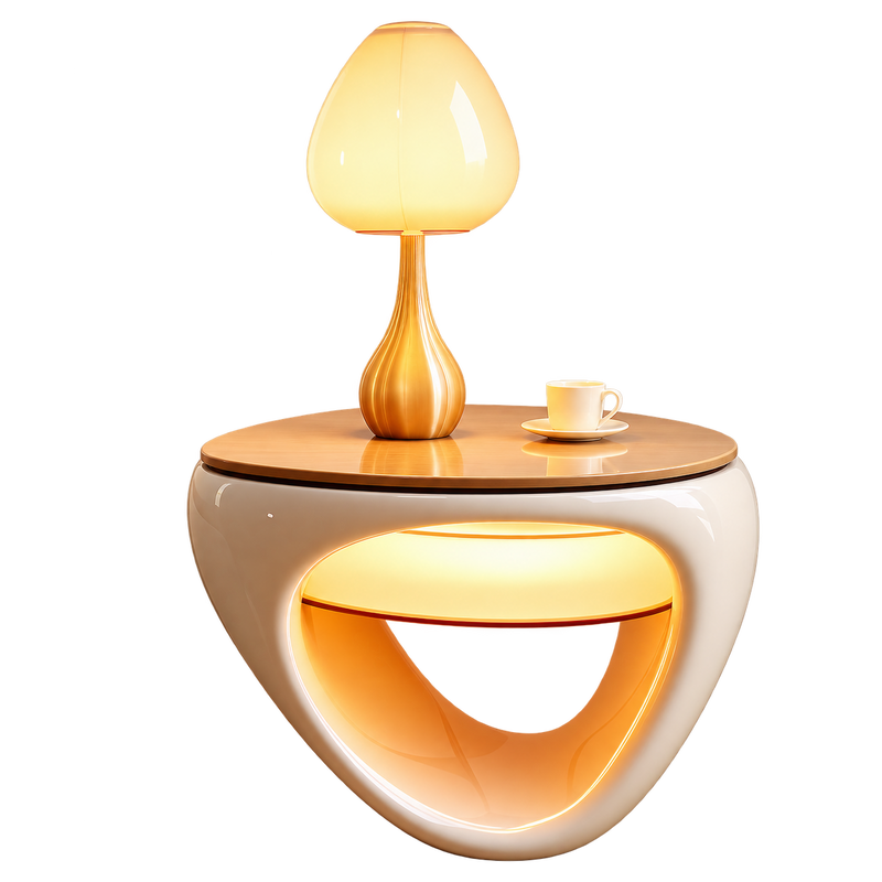 Sculptural Glow Table Lamp