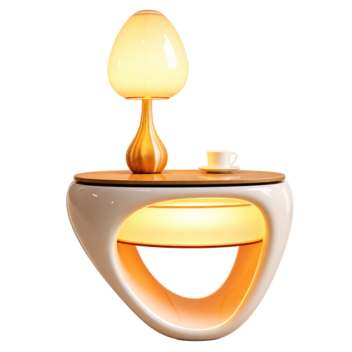 Sculptural Glow Table Lamp