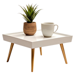 Wooden coffee table