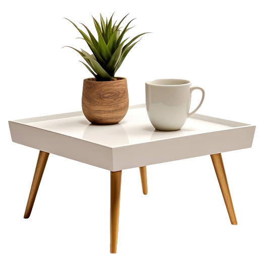 Wooden coffee table