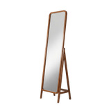 Walnut Wood Full-Length Standing Mirror