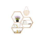 Hexagon Wall Shelf Set